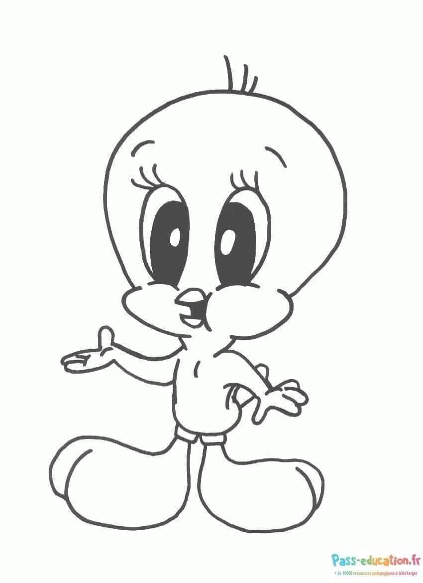Coloriage Personnage animé mignon à imprimer et colorier
