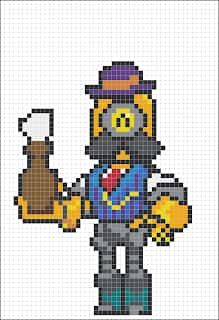 Coloriage Brawler mystérieux à imprimer et colorier