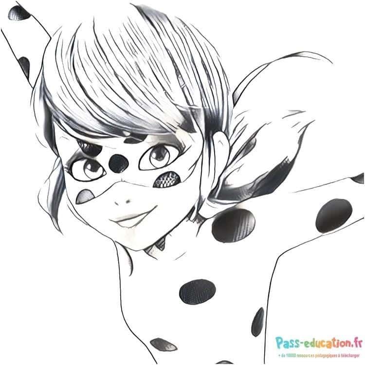 Coloriage Miraculous action à imprimer et colorier