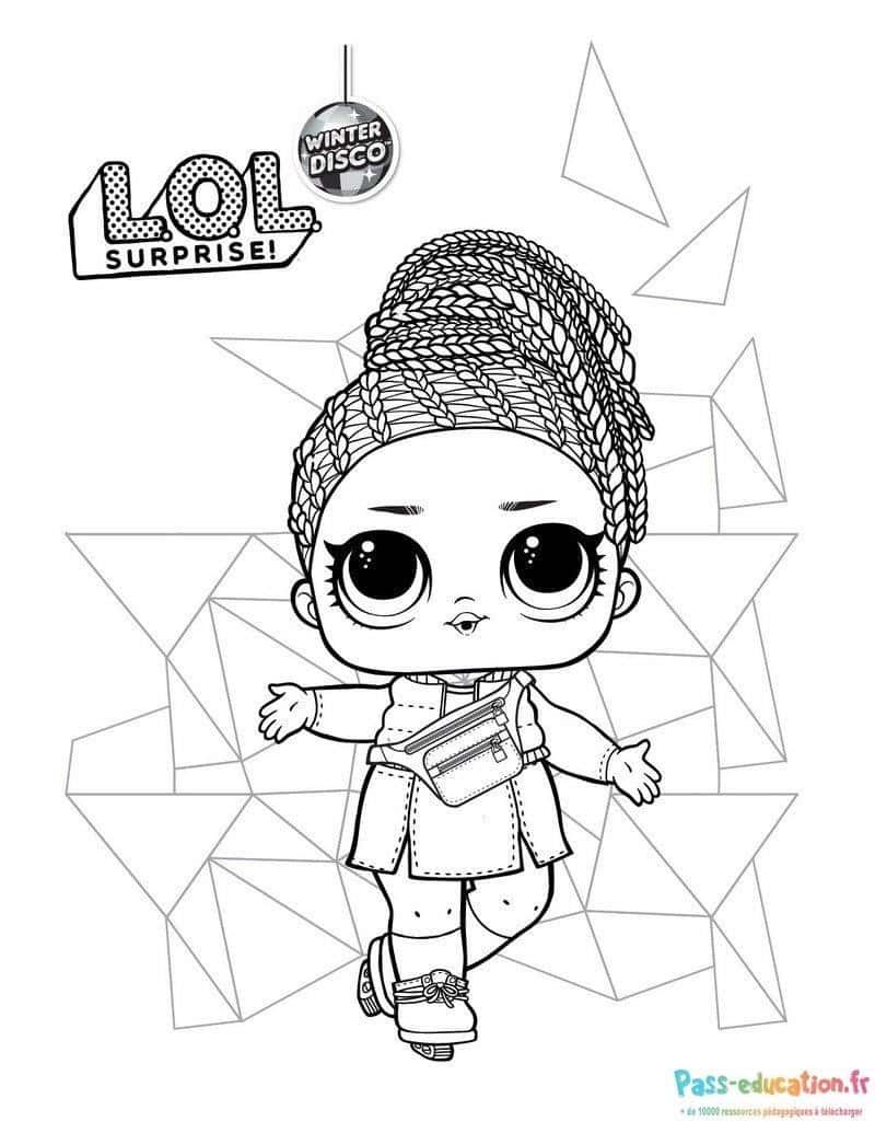 Coloriage Coloriage LOL Surprise à imprimer et colorier