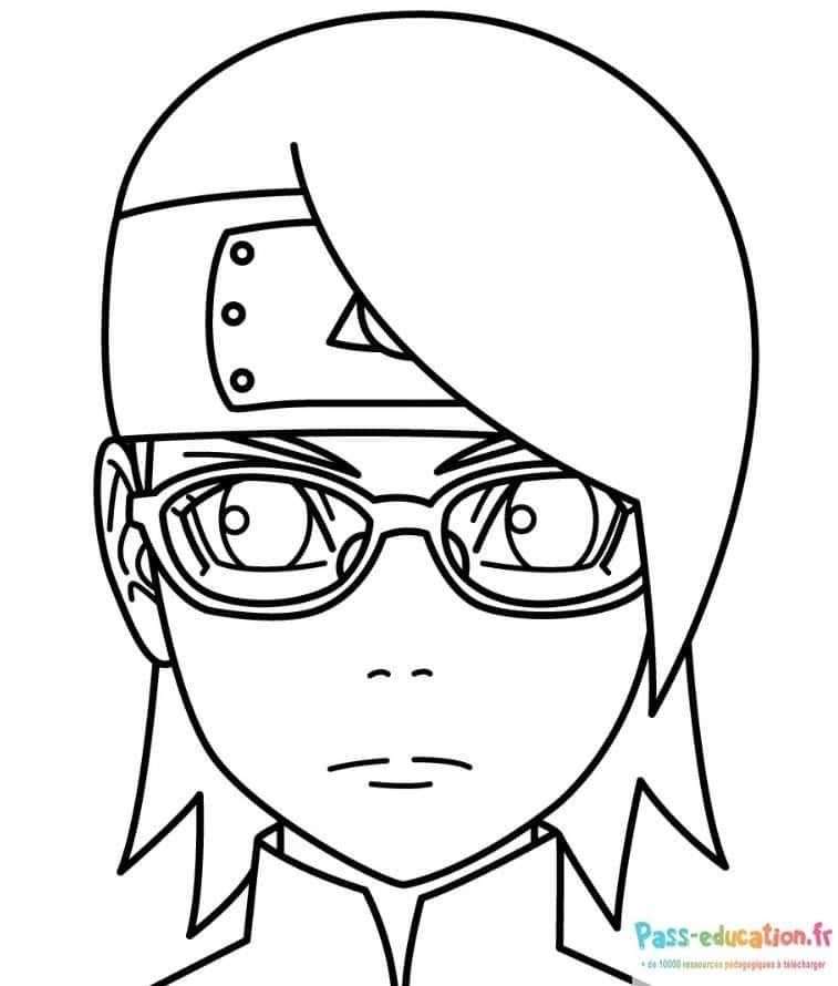 Coloriage Jeune ninja à imprimer et colorier