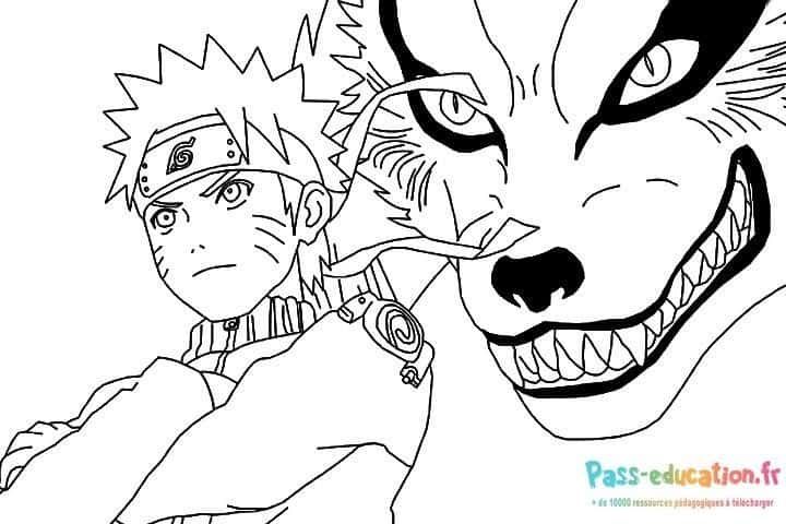 Coloriage Aventure de Boruto à imprimer et colorier