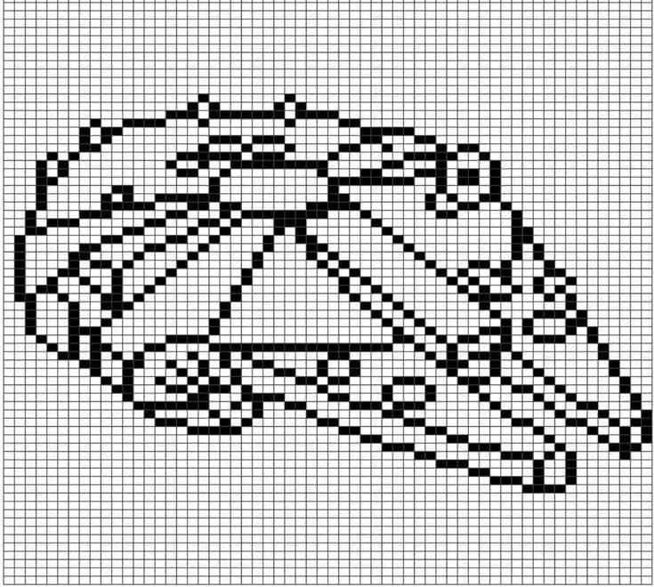 Coloriage Casque de Boba Fett à imprimer et colorier