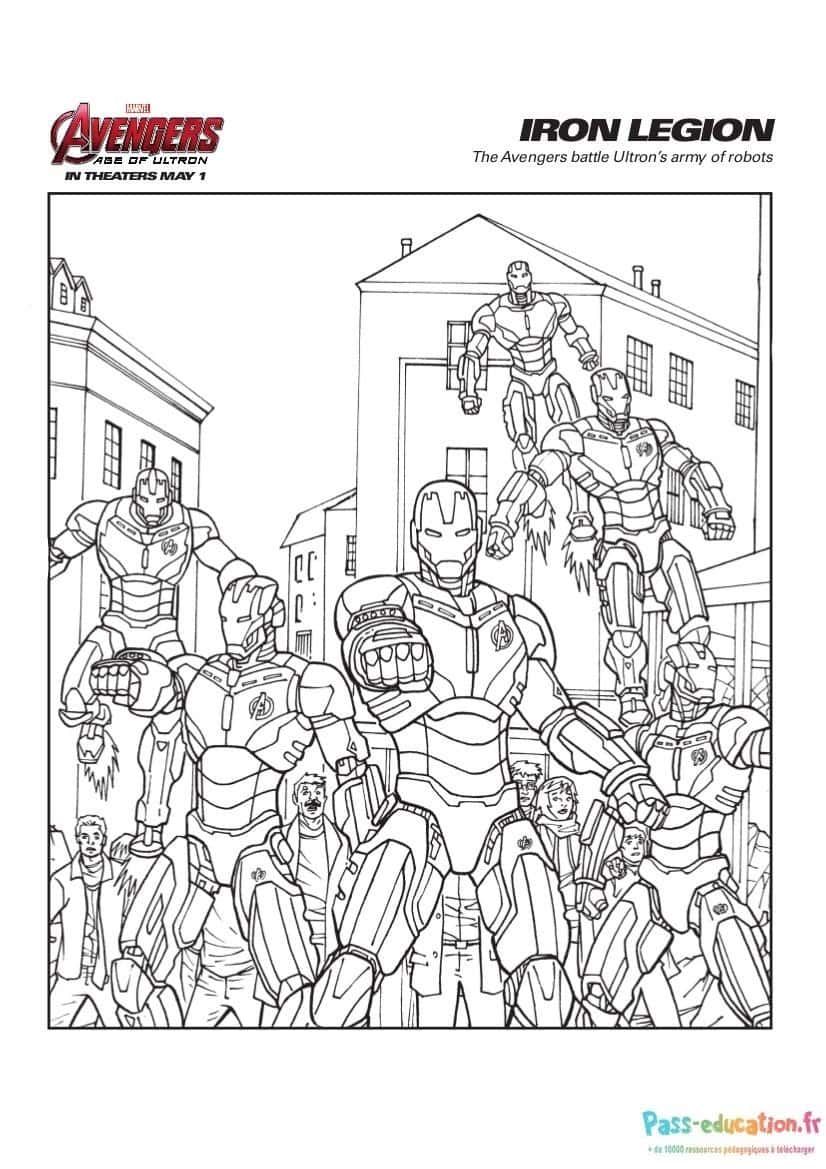 Coloriage Légion de Fer à imprimer et colorier