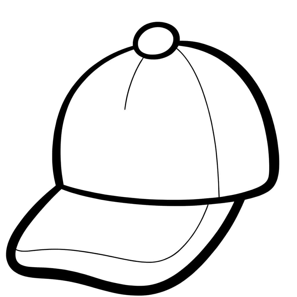 Coloriage Casquette à imprimer et colorier