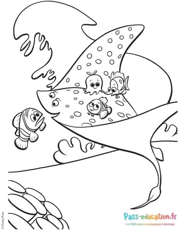 Coloriage Aventures sous-marines à imprimer et colorier