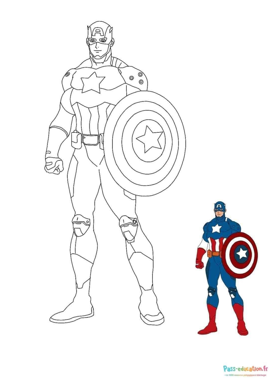 Coloriage Super-héros à colorier à imprimer et colorier