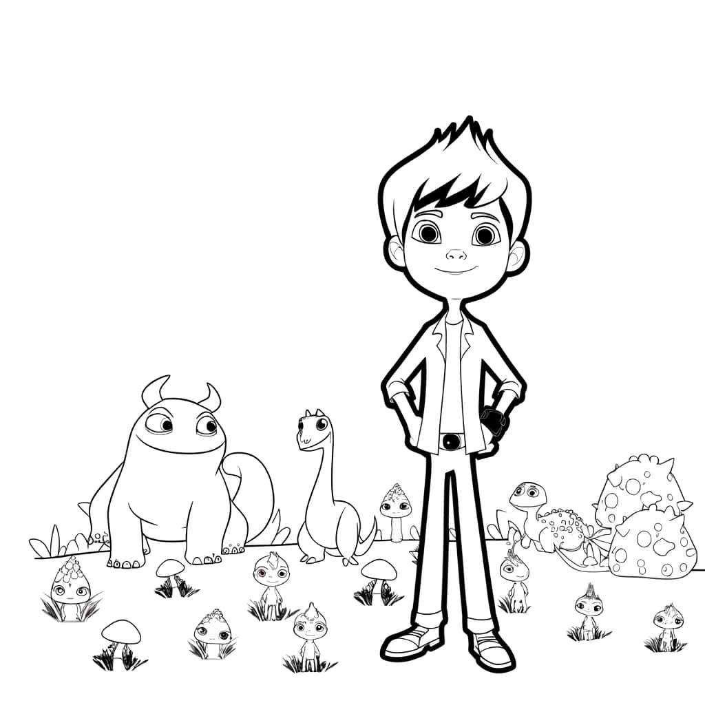 Coloriage Arthur et les Minimoys à imprimer et colorier