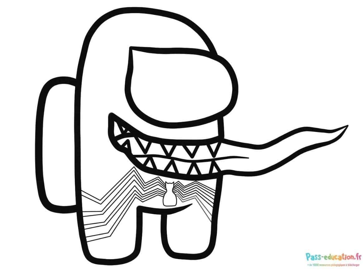 Coloriage Dessin éléphant stylisé à imprimer et colorier