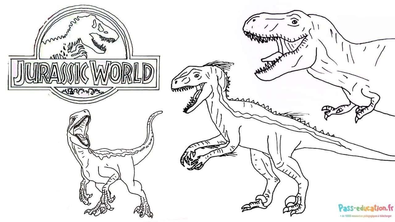 Coloriage Jurassic World à imprimer et colorier