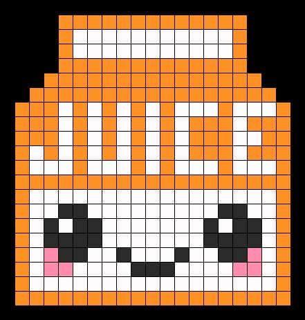 Coloriage Pixel Hamburger à imprimer et colorier