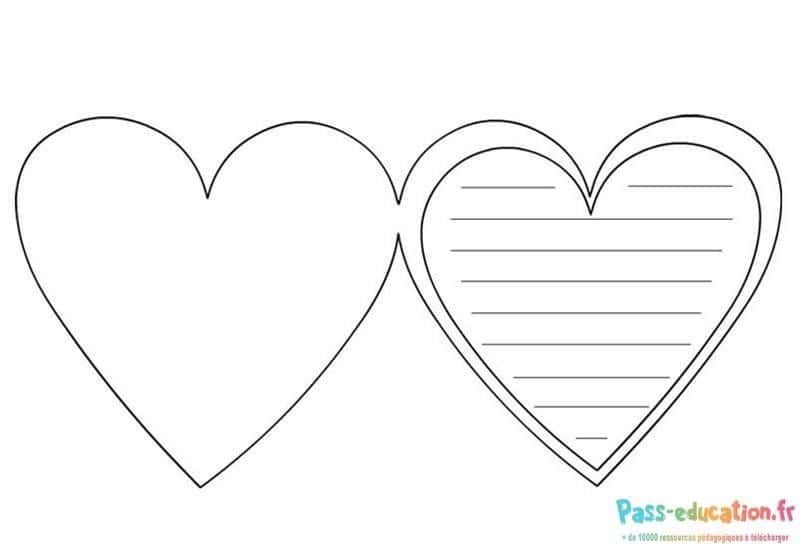 Coloriage Cœurs à compléter à imprimer et colorier