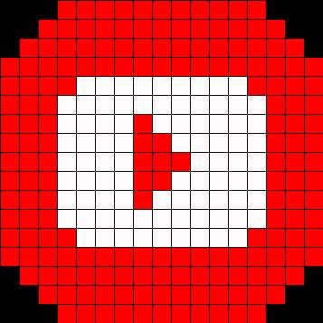 Coloriage Logo YouTube à imprimer et colorier