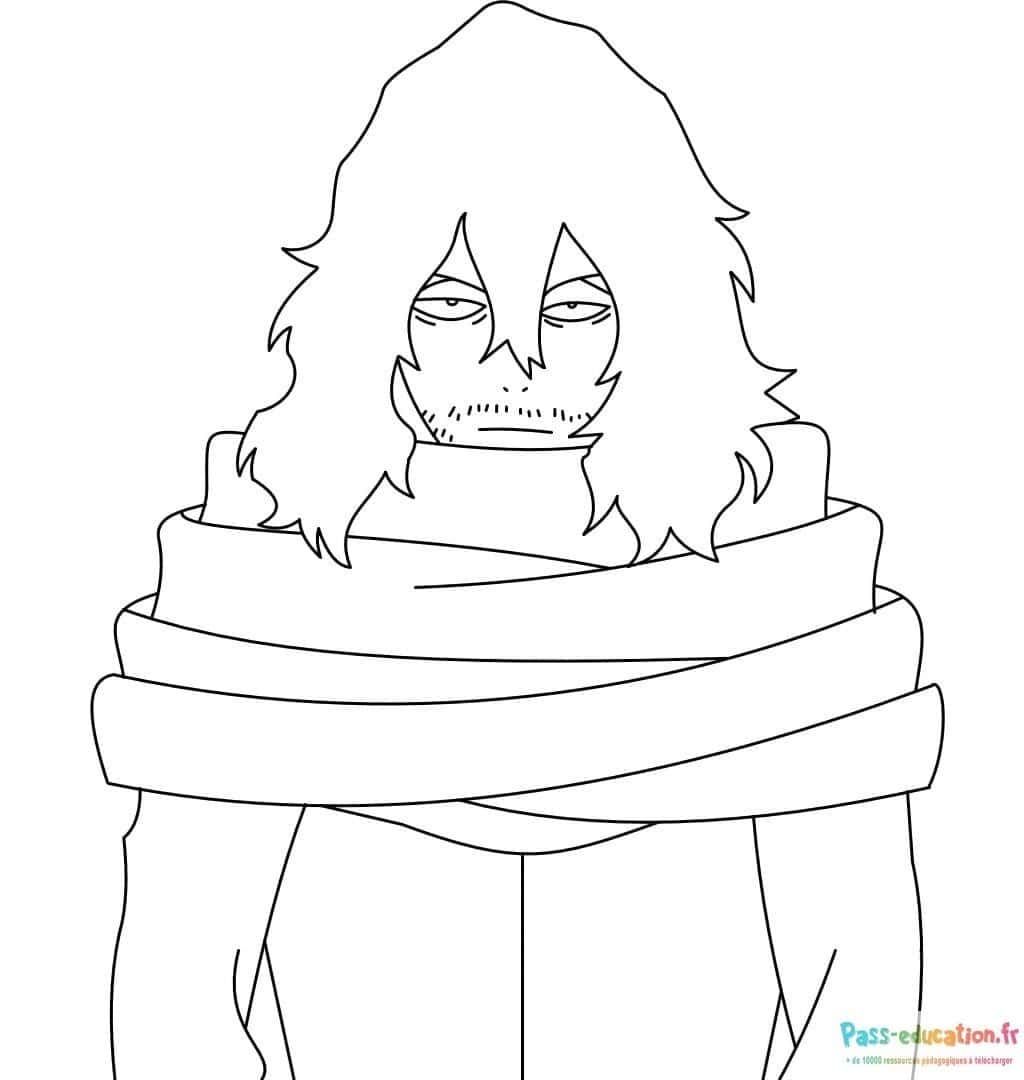 Coloriage Héros masqué à imprimer et colorier