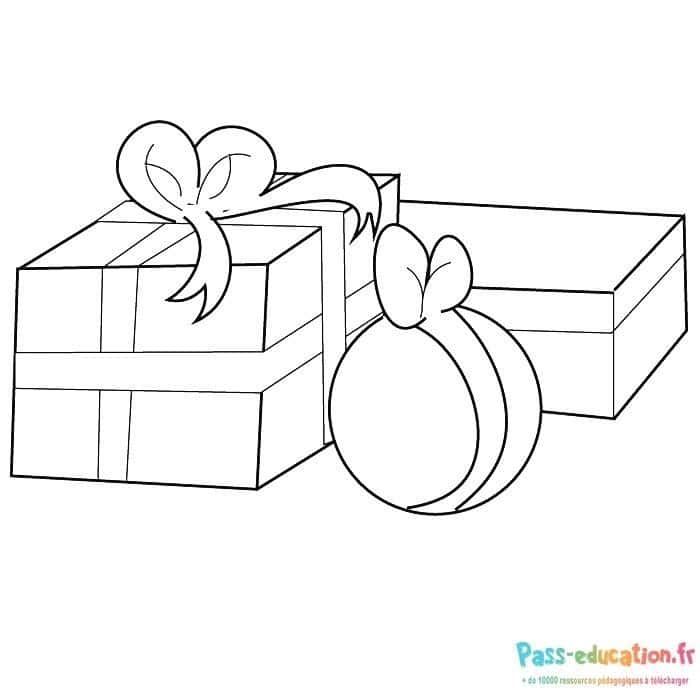 Coloriage Cadeaux à décorer à imprimer et colorier