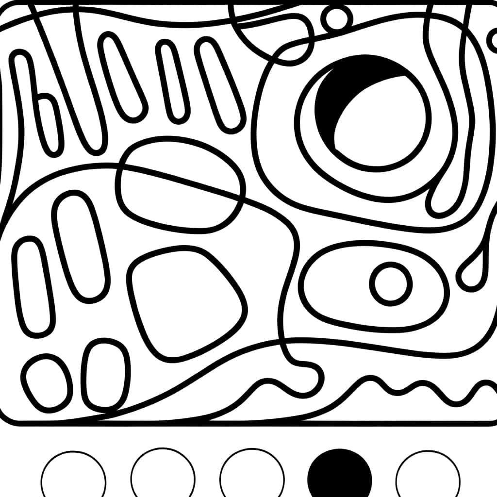 Coloriage Abstraction géométrique à imprimer et colorier
