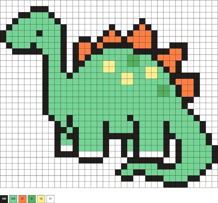 Coloriage Dinosaure gentil à imprimer et colorier