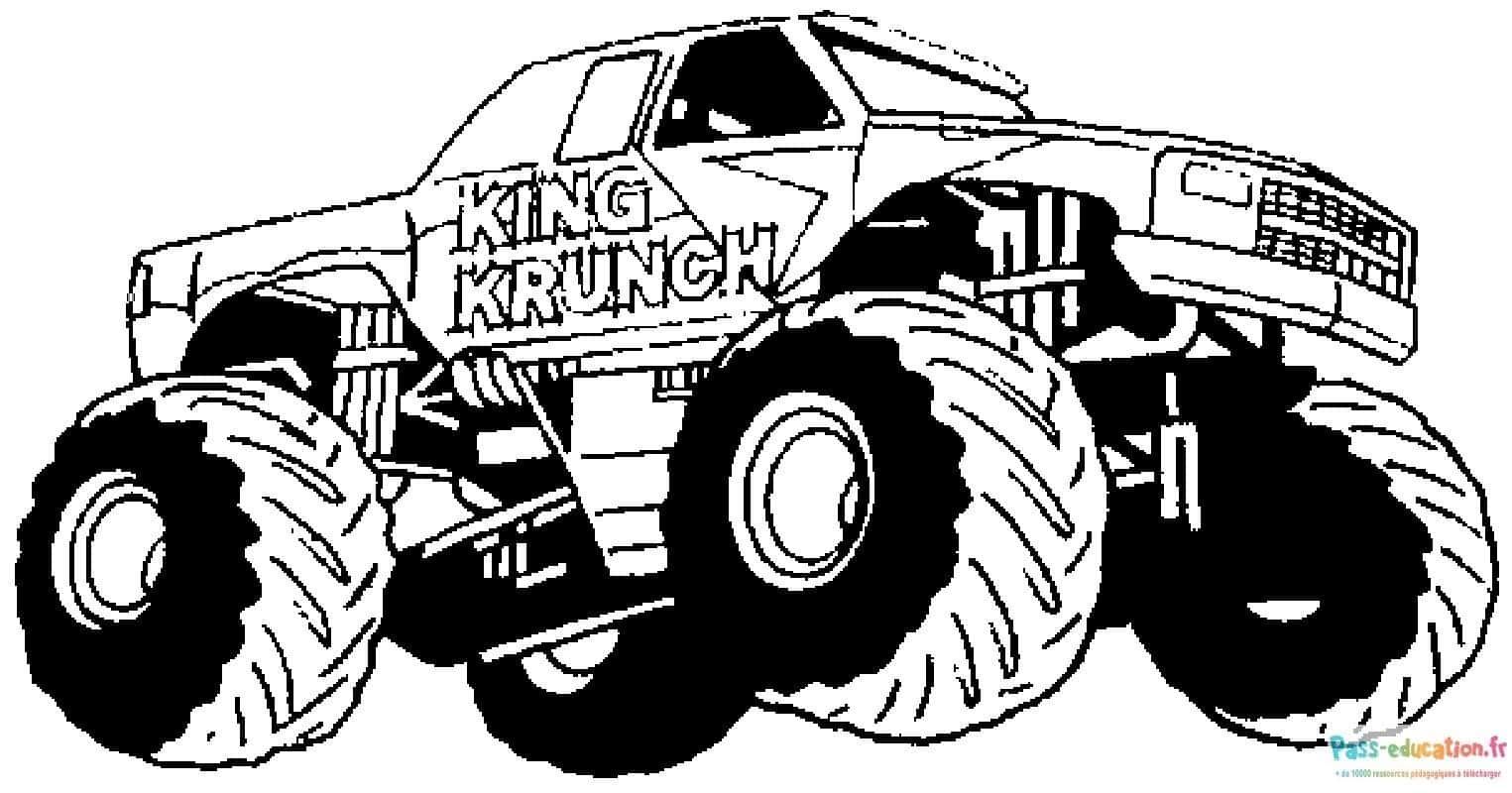 Coloriage King Krunch à imprimer et colorier