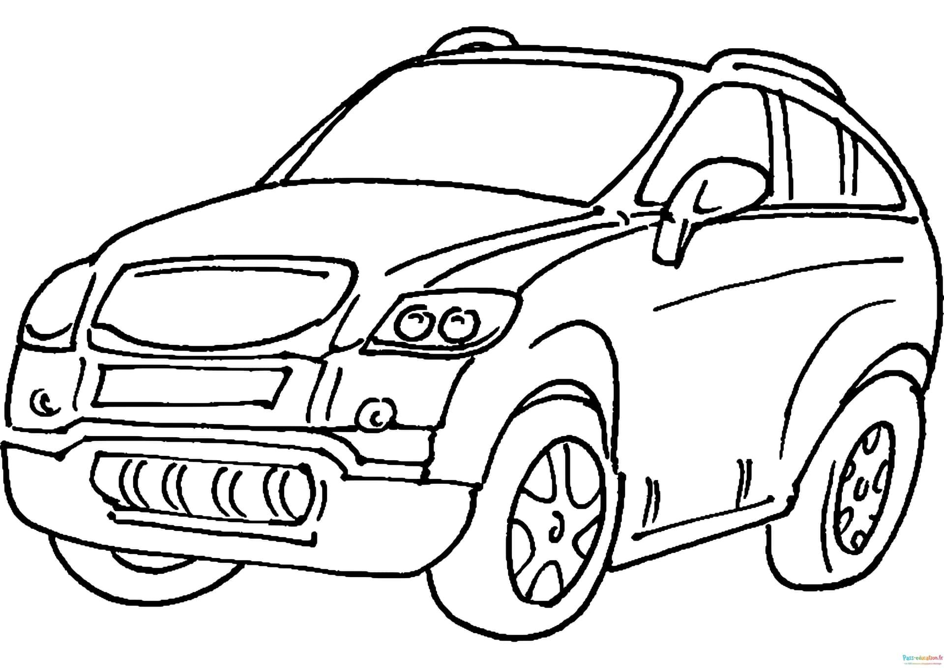 Coloriage 4X4 robuste à imprimer et colorier