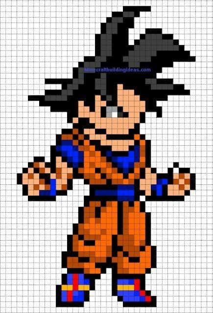 Coloriage Guerrier Saiyan à imprimer et colorier