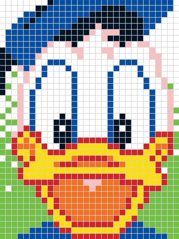 Coloriage Donald Duck à imprimer et colorier