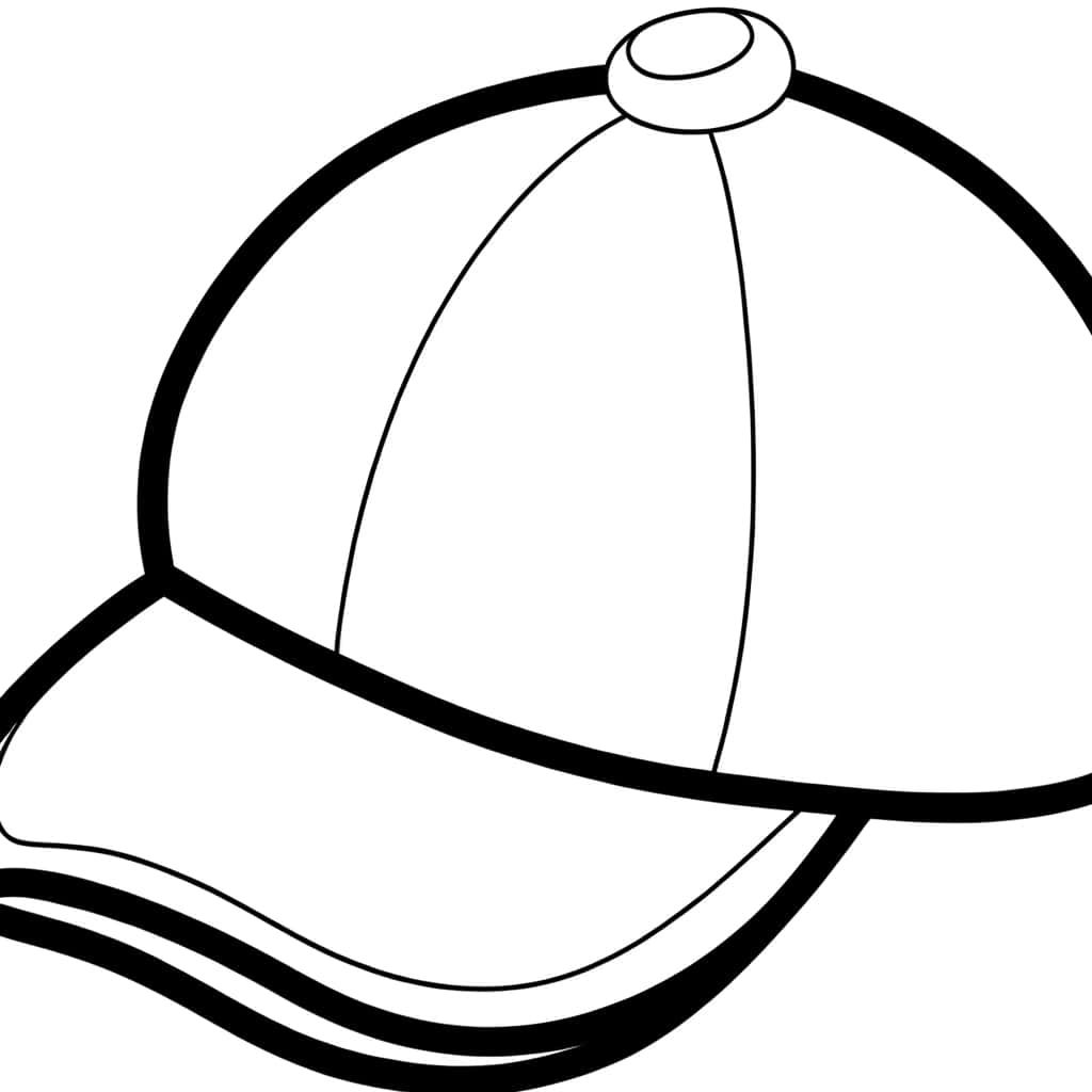 Coloriage Casquette à imprimer et colorier