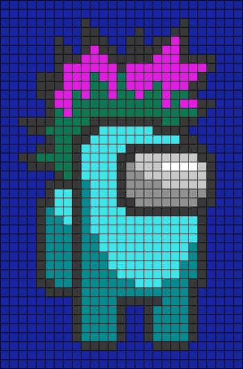 Coloriage Among Us Astronaute à imprimer et colorier