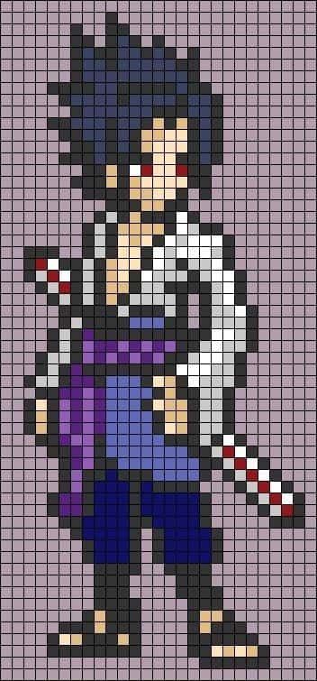 Coloriage Ninja gothique à imprimer et colorier