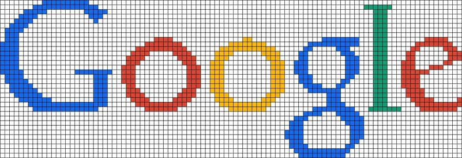 Coloriage Logo Google à imprimer et colorier