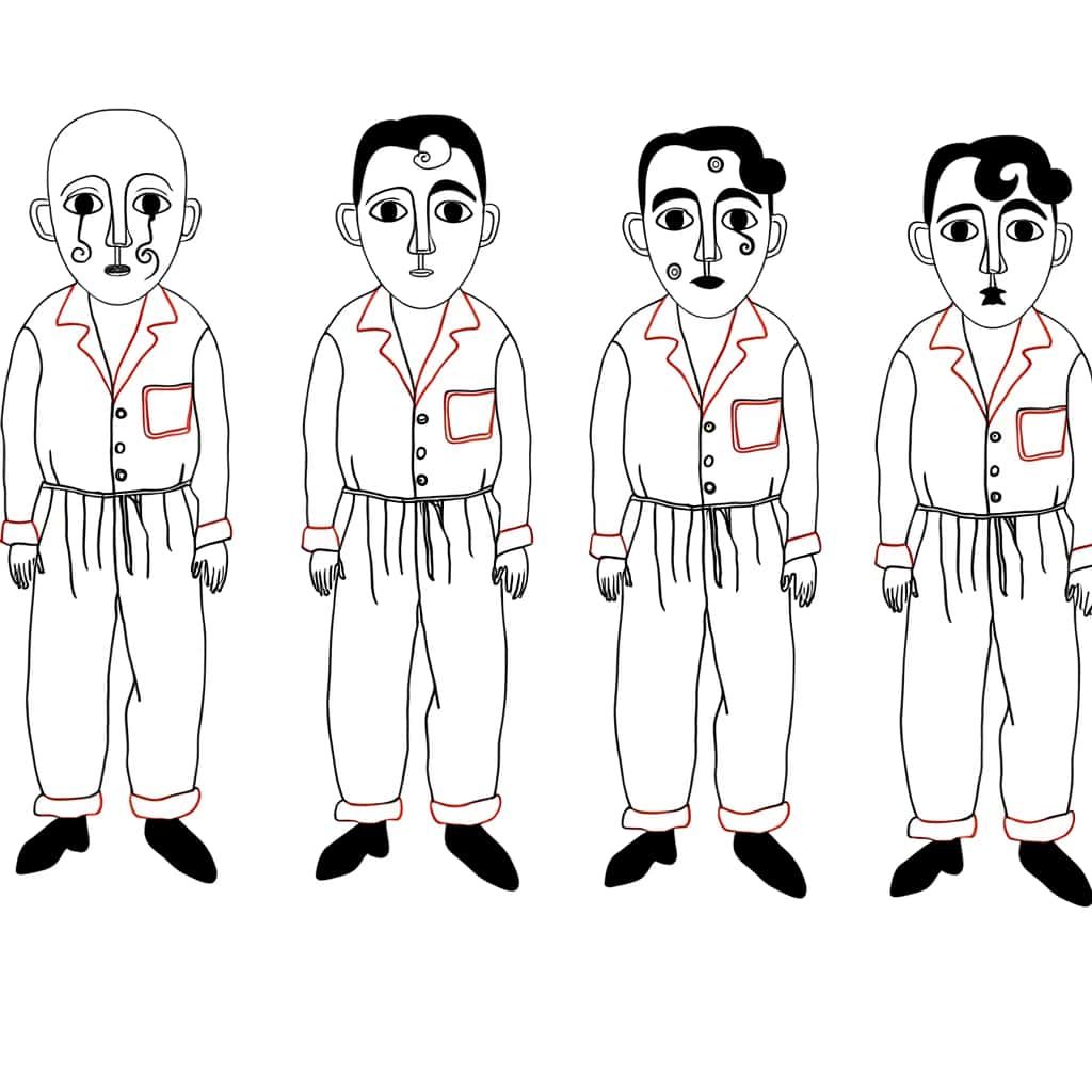 Coloriage Braqueurs en série à imprimer et colorier