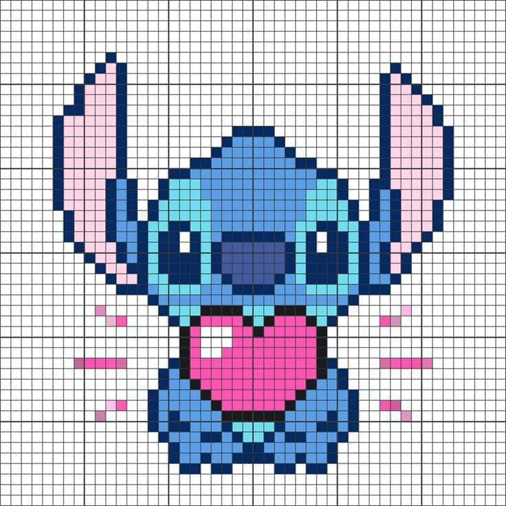 Coloriage Stitch câlin à imprimer et colorier