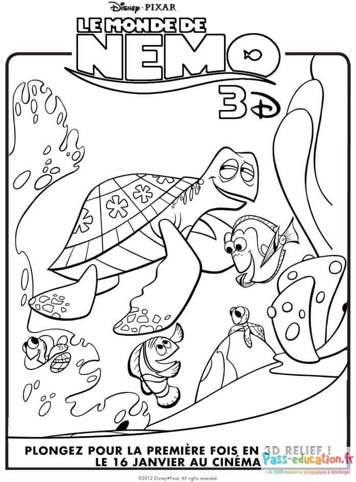 Coloriage Aventure sous-marine à imprimer et colorier