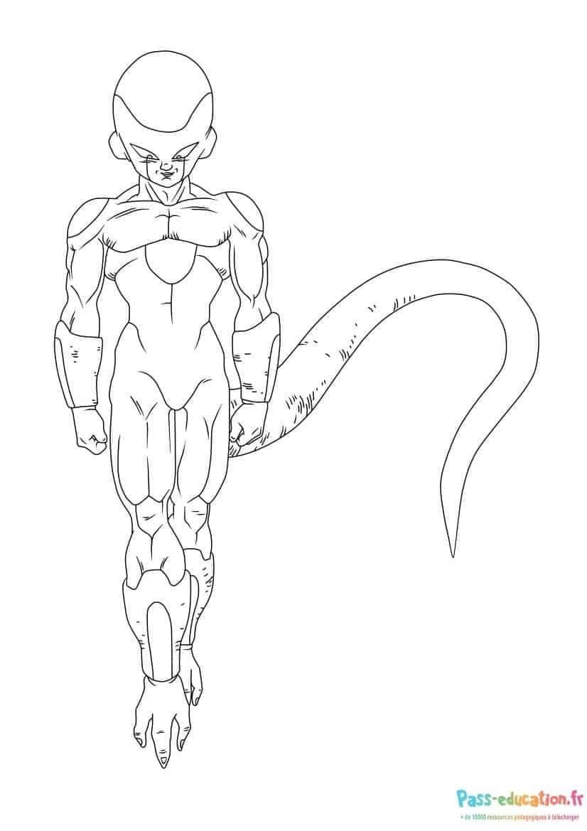 Coloriage Guerrier extraterrestre à imprimer et colorier