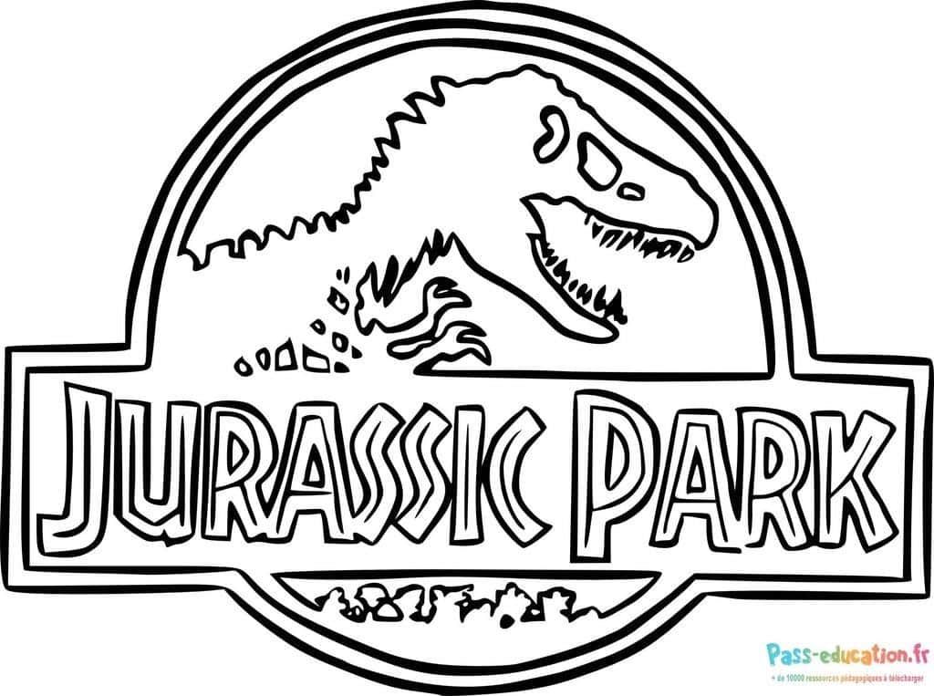 Coloriage Jurassic Park à imprimer et colorier