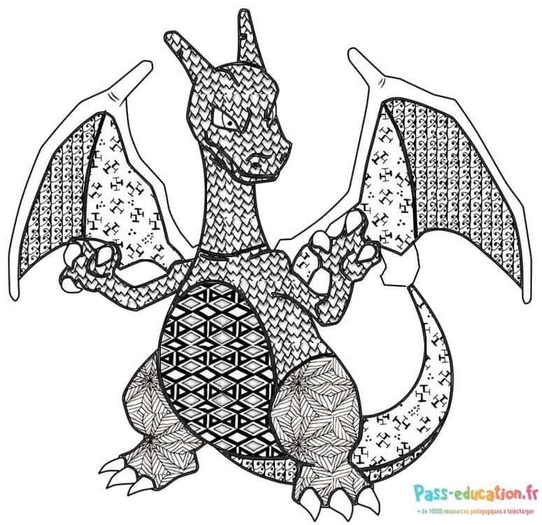 Coloriage Dragon fantastique à imprimer et colorier