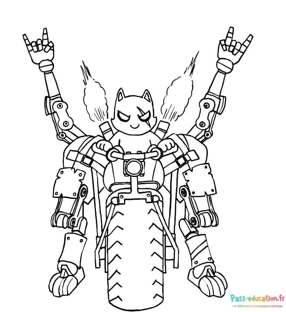 Coloriage Fortnite Mecha à imprimer et colorier