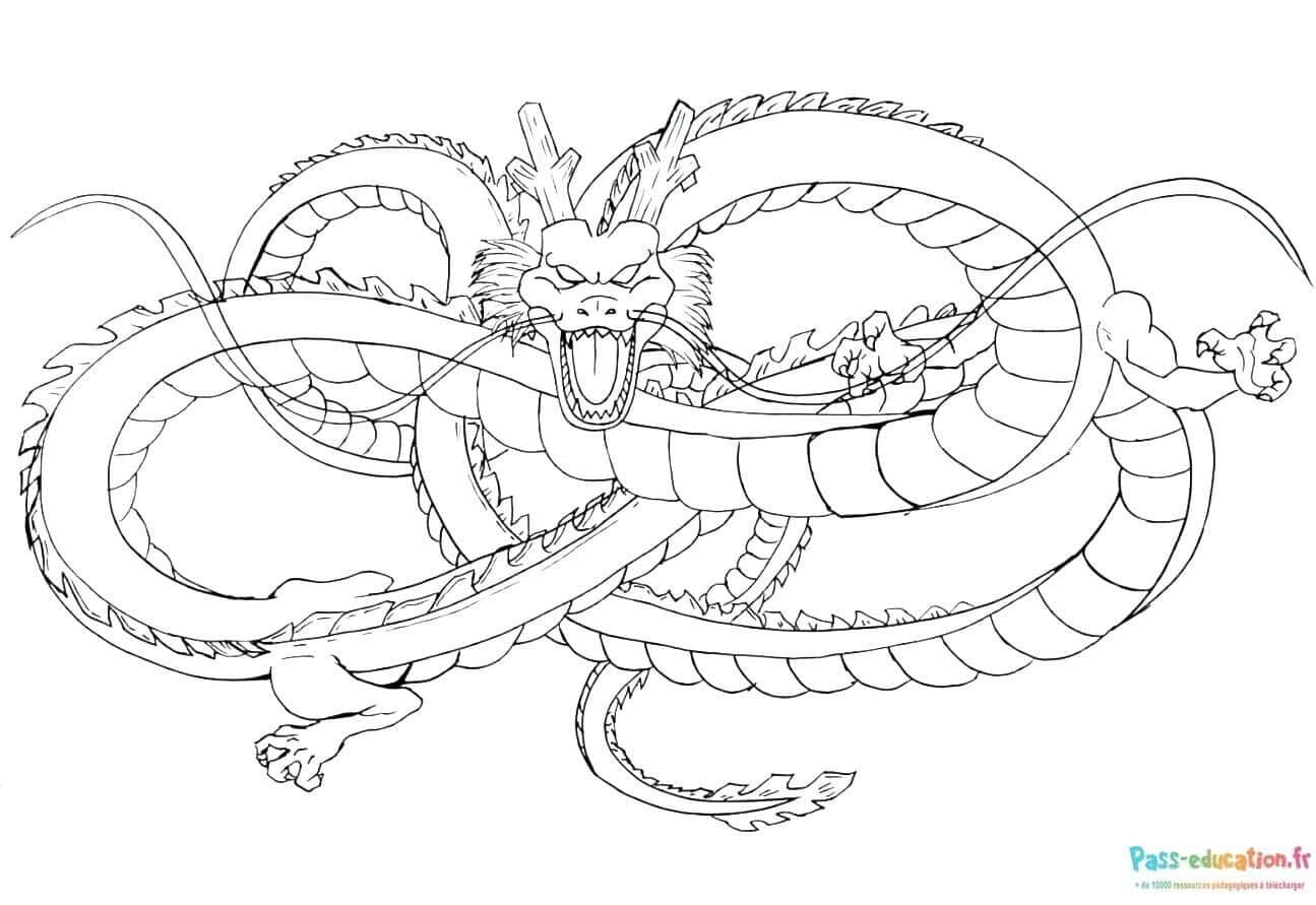 Coloriage Dragon furieux à imprimer et colorier