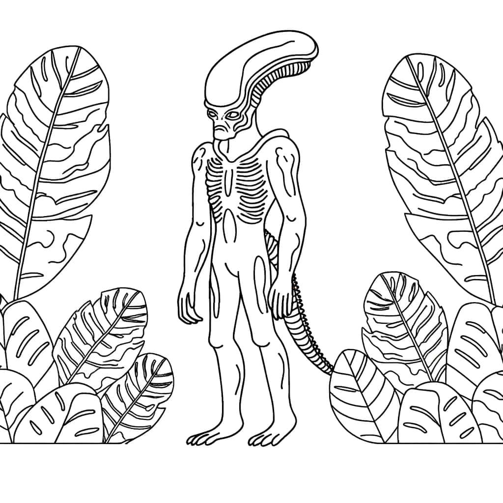 Coloriage Avatar de la jungle à imprimer et colorier