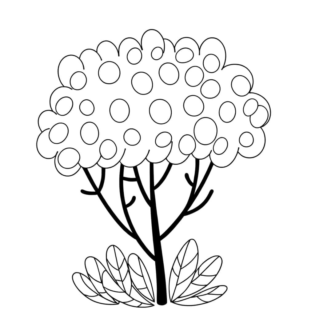 Coloriage Buisson à colorier à imprimer et colorier