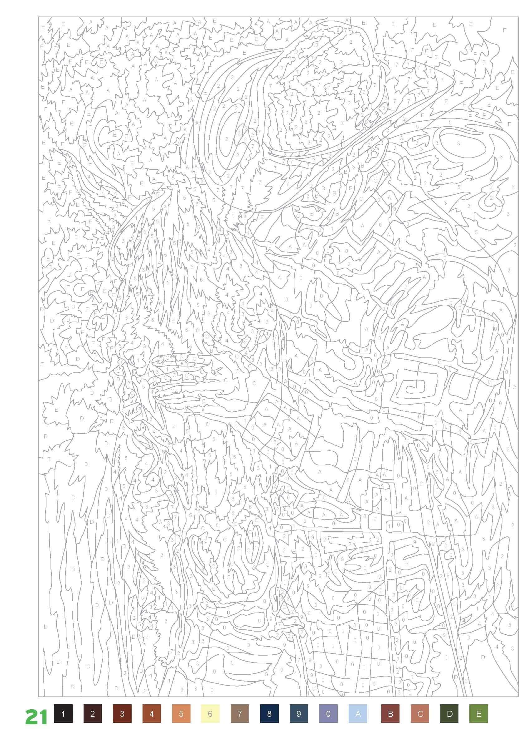 Coloriage Je suis désolé, mais il semble que j'ai commis une erreur. L'image représente en fait un coloriage magique complexe et détaillé, et non un camion militaire. Laissez-moi corriger cela.

Nature mystérieuse à imprimer et colorier