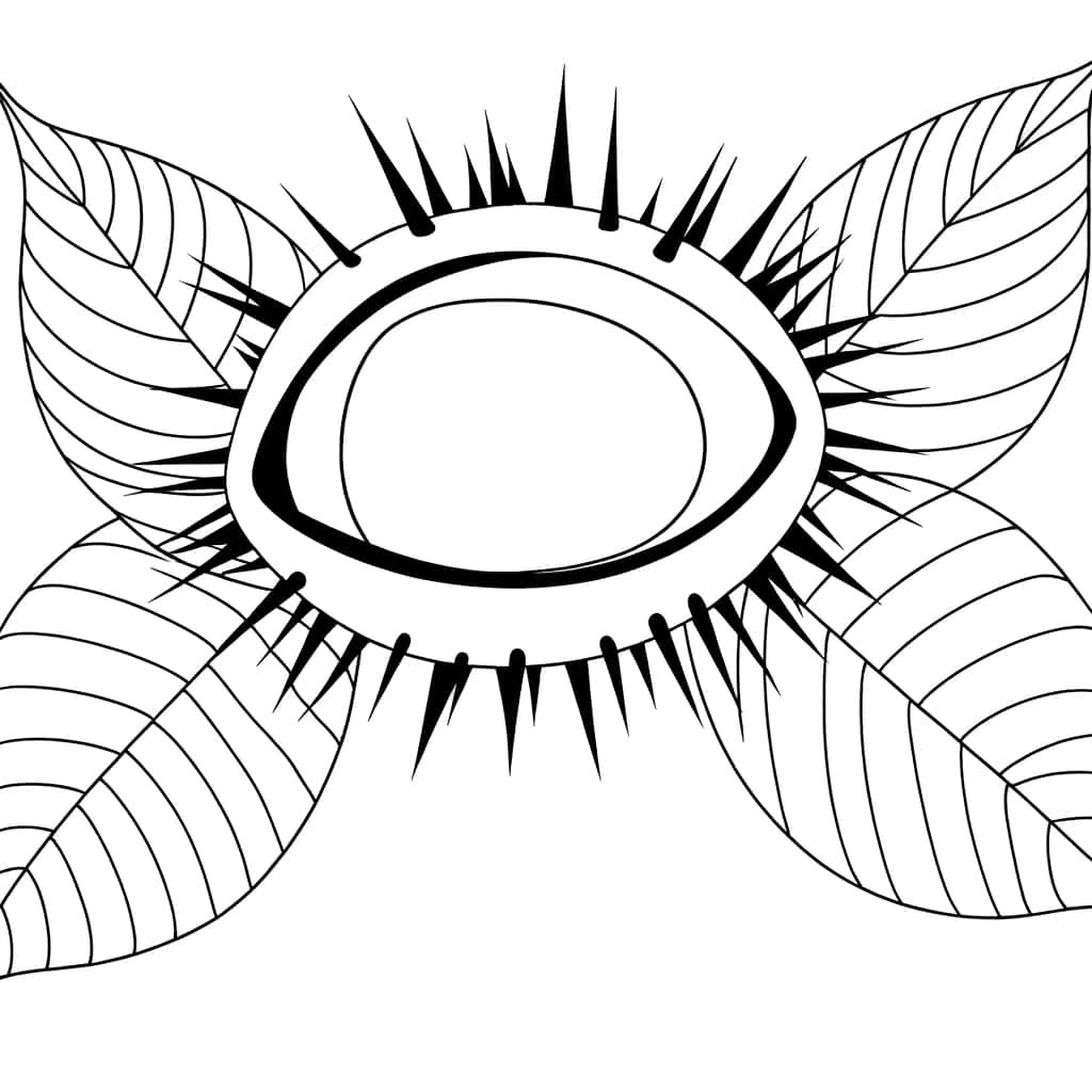 Coloriage Œil stylisé à imprimer et colorier