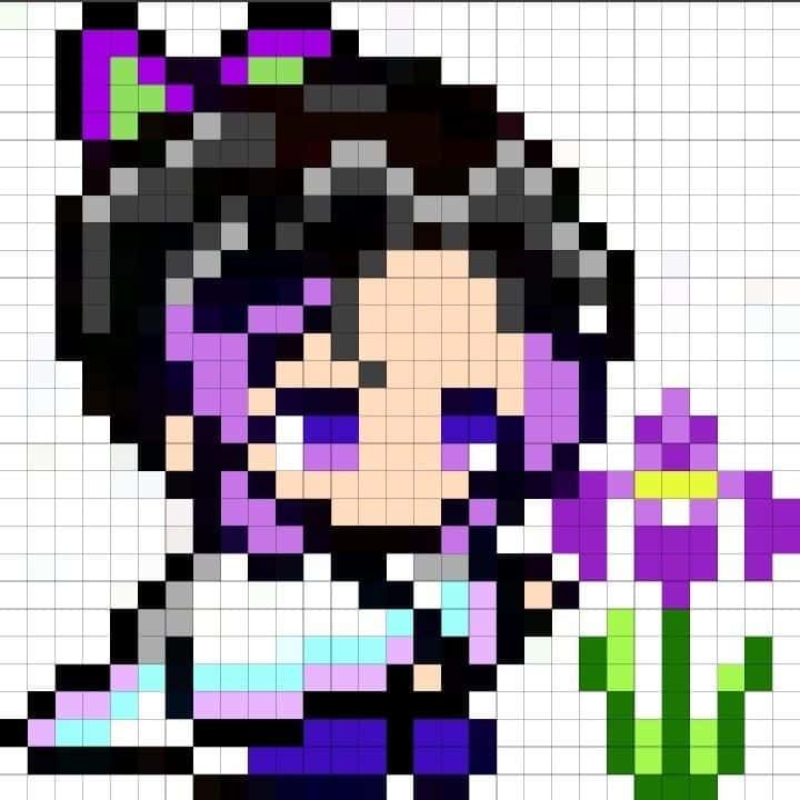 Coloriage Shinobu Kocho à imprimer et colorier