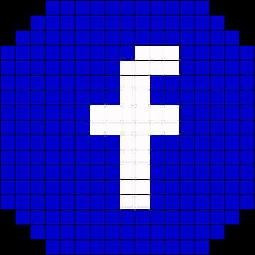 Coloriage Logo Facebook à imprimer et colorier