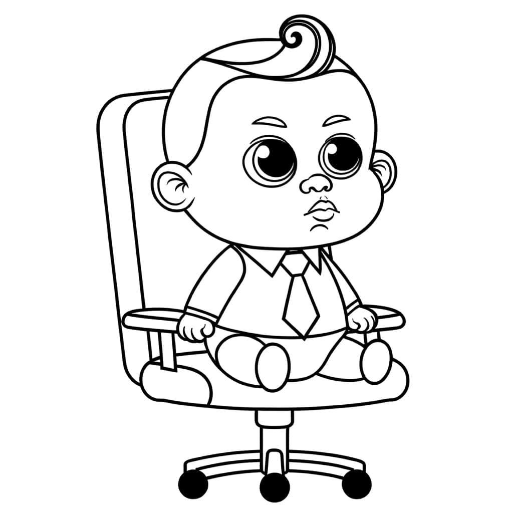 Coloriage Baby Boss à imprimer et colorier