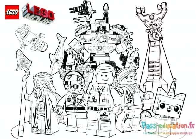 Coloriage Aventure Lego à imprimer et colorier