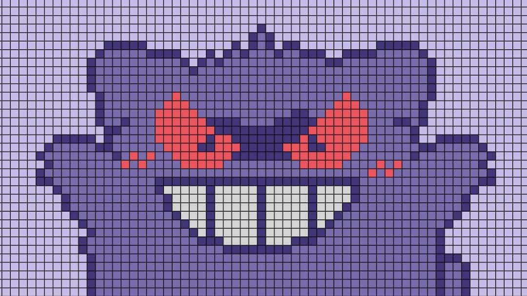 Coloriage Gengar malicieux à imprimer et colorier