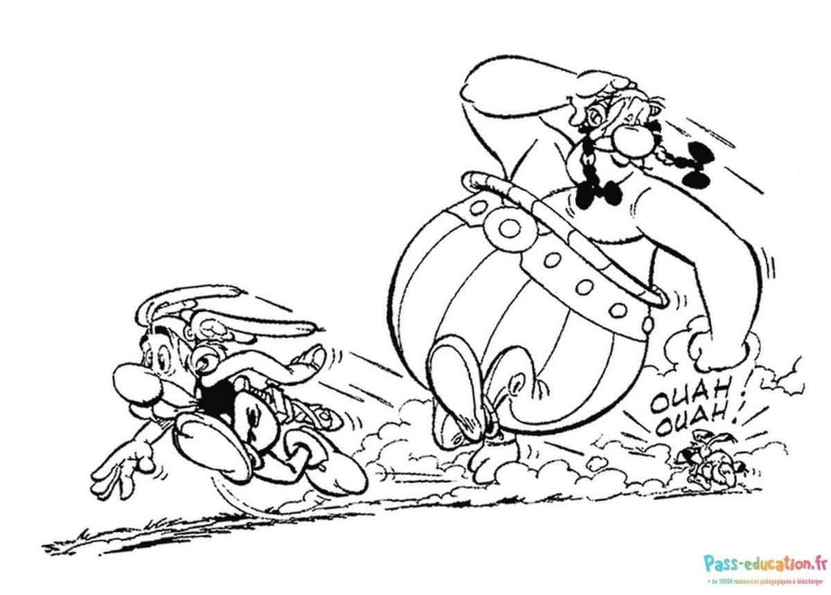 Coloriage Astérix et Obélix à imprimer et colorier