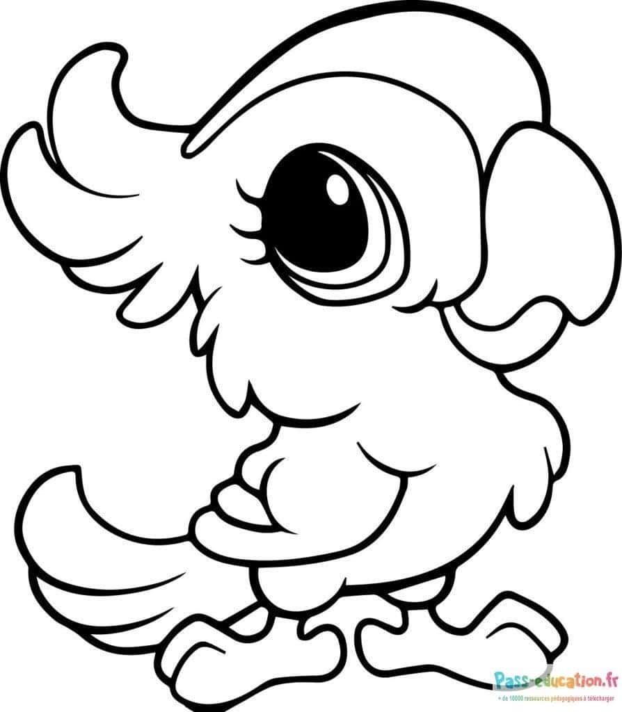 Coloriage Chouette stylisée à imprimer et colorier