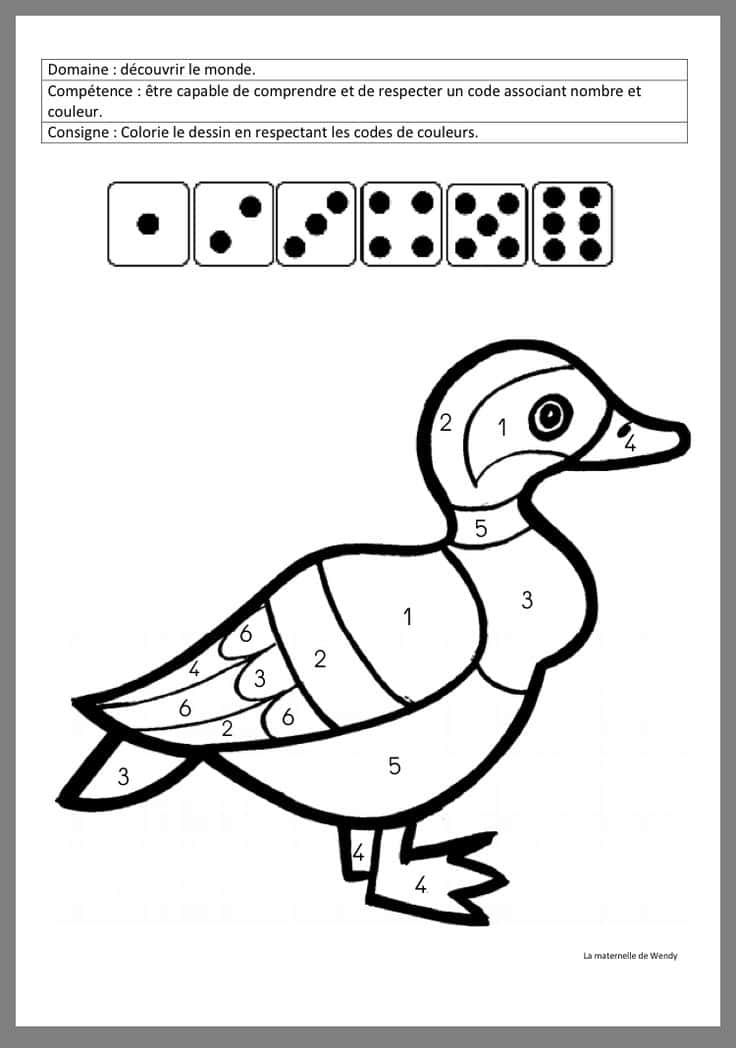 Coloriage Coloriage canard à imprimer et colorier