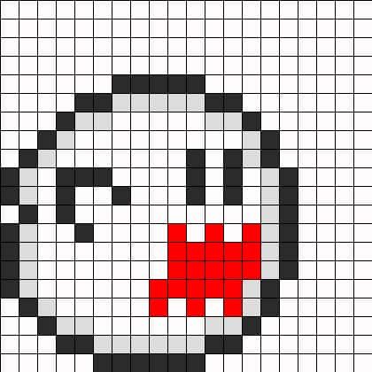 Coloriage Mario Pixel à imprimer et colorier